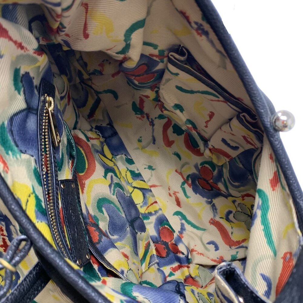 Tre Vero Top Frame Leather Stud Accented Shoulder‎ Bag - Picture 4 of 12